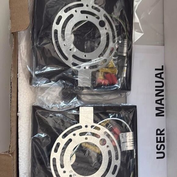 PERMO Black Single Wall Sconce Light Fixture Set of 2 with White Textile Shades - Picture 6 of 7